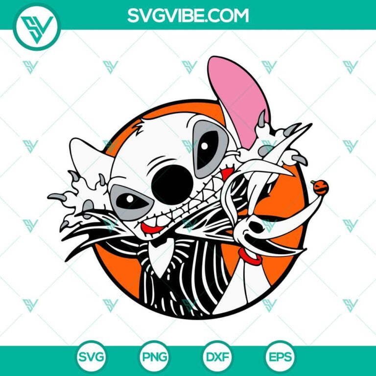 Stitch Chucky Svg File Stitch Halloween Svg Image Chucky Good Guy Svg