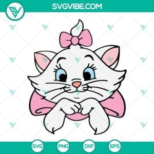 Marie Cat SVG Image Aristocats SVG Images Marie Aristocats SVG File