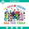 100 Days of Feeling All the Feels SVG | Classroom Emotional Cut Files 3