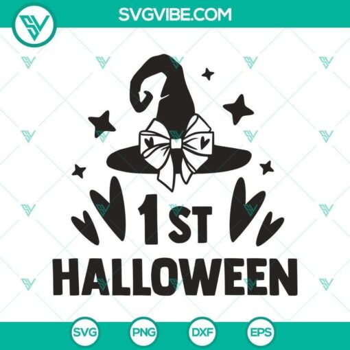 1st halloween svg halloween svg boo svg witch svg