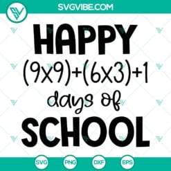 School, SVG Files, 100 Days Of School Math SVG Images, Math Formula SVG 18