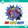 PNG Files, School, Super Mario Bros 100 Days Of School PNG Download Designs For 13