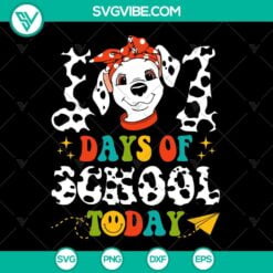 School, SVG Files, Peace Out 100 Days Of School SVG File Bundle, Smiley School 5