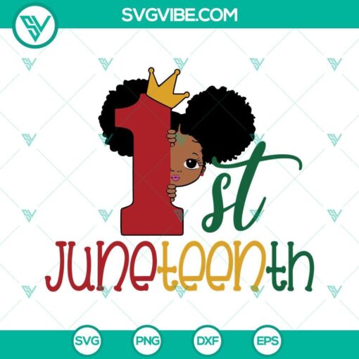 1st juneteenth svg my first juneteenth svg peekaboo girl svg cute black african american kids svg 3 mockup