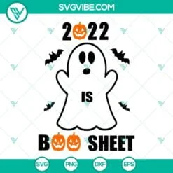 Halloween, SVG Files, Boo Sheet 2022 SVG Files, Halloween 2022 SVG Images, 3