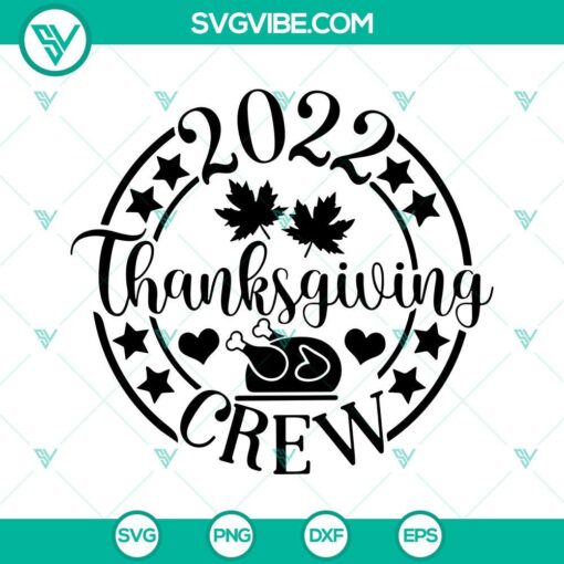 2022 thanksgiving crew svg family thanksgiving svg thanksgiving shirt svg 7 mockup