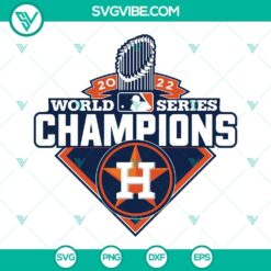 Baseball, Sports, SVG Files, 2022 World Series Champions Houston Astros SVG 1