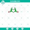 Christmas, SVG Files, Aunt Grinch SVG Files, Grinch Heart Hand SVG File, Aunt 14