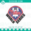 2023 Phillies World Series Champions embroidery design with baseball theme, ready to use digital file for crafting.