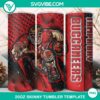 Tampa Bay Buccaneers 3D mascot design on a 20oz tumbler wrap PNG file, football theme. Perfect for sports fans!