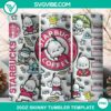 Pochacco Starbucks 20oz tumbler wrap PNG file with 3D design, featuring cute Pochacco dog mascot.