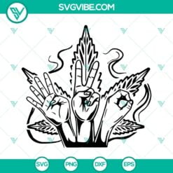 Cannabis, SVG Files, 420 Dripping Cannabis Leaves SVG Download, Weed SVG Images 3