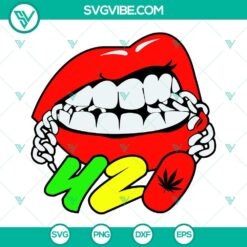 Cannabis, SVG Files, 420 Lips Weed SVG Download, Stoner SVG Files, Smoke 2