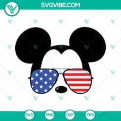 4th Of July, Disney, SVG Files, 4th Of July Disney Mickey Mouse, Mickey With 1