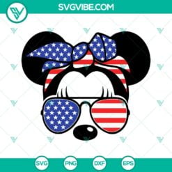 4th Of July, Disney, SVG Files, 4th Of July Disney Mouse SVG Image, American 24