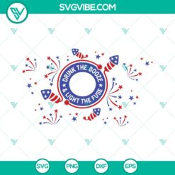 4th Of July, Starbucks Cup Wrap, SVG Files, Flip Flops 4th Of July Starbucks 4