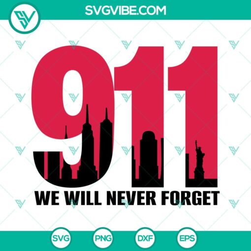 911 bundle svg patriot day svg we will never forget 9 11 svg september 11th svg 911 american flag svg 4 mockup 5