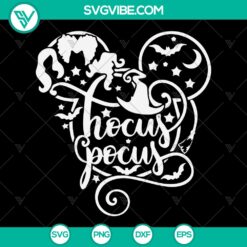 Disney Mickey Head Hocus Pocus SVG Files, Disney Halloween SVG Download