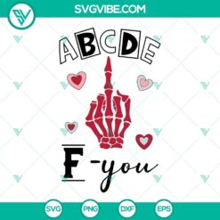 Skeleton hand flipping middle finger SVG design, perfect for creating funny and edgy digital projects.