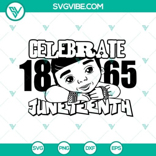 afro boy celebrate juneteenth 1865 svg juneteenth svg cute black african american kids svg peek a boo svg 8 mockup