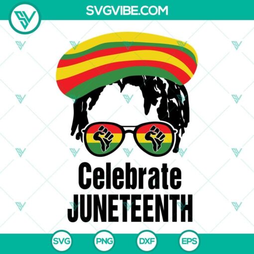 afro fam life celebrate juneteenth svg rasta reggae flag hand sunglasses svg juneteenth svg afro family svg celebrate juneteenth svg bundle 5 mockup