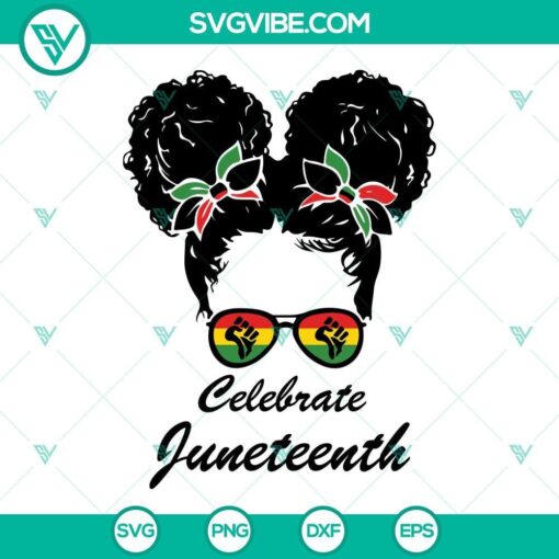 afro family celebrate juneteenth svg black women messy bun juneteenth svg juneteenth svg bundle juneteenth boy girl african american svg 4 mockup