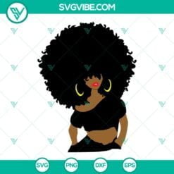 Juneteenth, SVG Files, Black Woman Eye Juneteenth SVG Images, African American 4