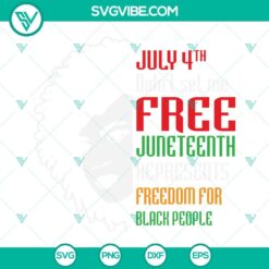 Juneteenth, SVG Files, Afro Girl SVG Image, Juneteenth SVG Image, July 4th 2