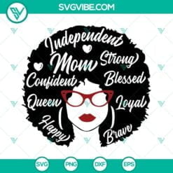 Juneteenth, SVG Files, Afro Woman SVG Images, Afro Mom SVG Files, Black Woman 1