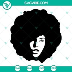 Afro Woman SVG Files Bundle, Curly Hair SVG Images, Black Queen SVG File, African 10