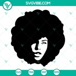 afro woman svg bundle curly hair svg black queen svg african american woman svg png dxf eps cut files 3 mockup