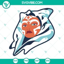 Movies, SVG Files, Ahsoka Tano SVG Files PNG DXF EPS Cricut Files, Star Wars 2