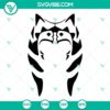 Ahsoka Tano vector SVG files for Cricut, with PNG, DXF, EPS formats included. Ideal for Star Wars fans and DIY projects.