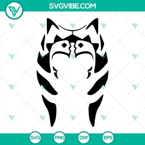 ahsoka tano vector svg png dxf eps cricut 8 mockup