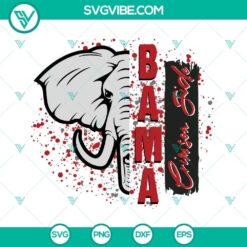 ALABAMA Crimson Tide SVG logo design for instant download in PNG, DXF, EPS formats. Perfect for BAMA fans.