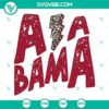 Alabama Leopard Lightning Bolt SVG design in SVG, PNG, DXF, EPS formats for crafting projects. Alabama state silhouette with stylish leopard print.