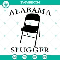 SVG Files, Trending, Alabama Slugger SVG Image, Folding Chair SVG File, 2