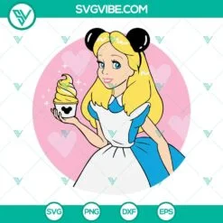 Disney, SVG Files, Alice In Wonderland SVG Download, Alice SVG Image, Disney 2