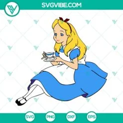 Disney, SVG Files, Alice In Wonderland SVG Download PNG DXF EPS Cut Files For 2