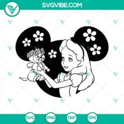 Disney, SVG Files, Alice In Wonderland SVG Download, Princess SVG Images, 2