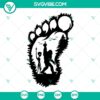 Alien and Bigfoot SVG design with Sasquatch, Wild Monsters in SVG files for digital use.
