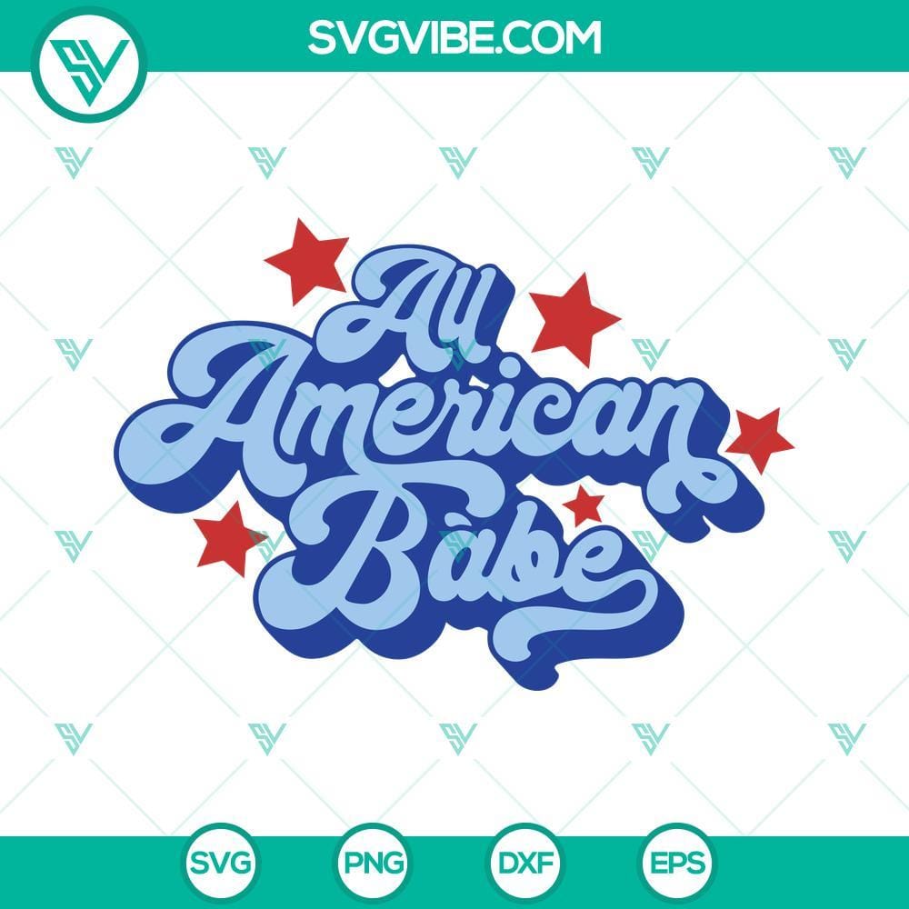 all-american-babe-svg-patriotic-girl-svg-4th-of-july-svg-png-dxf-eps-cut-files-6-mockup.jpg All American Babe SVG with Patriotic Girl design, perfect for 4th of July celebrations. Download PNG file now.