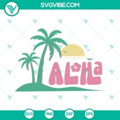 Summer, SVG Files, Aloha SVG Files, Beach Sunset SVG File, Summer SVG Files, 2