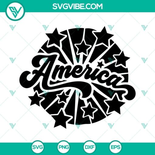 america fireworks svg patriotic svg fireworks fourth of july svg png dxf eps cut files 1 mockup