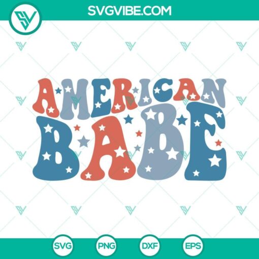 american babe svg png dxf eps 4th of july svg fourth of july svg patriotic svg america svg 9 mockup