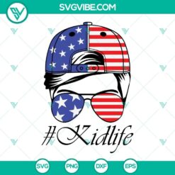 American Family Life SVG File, 4th of July Patriotic Family Life SVG Files 4
