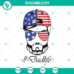 American Family Life SVG File, 4th of July Patriotic Family Life SVG Files 6