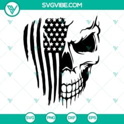 American, SVG Files, American Flag Skull SVG File, USA Flag SVG Files, 20