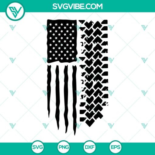 american flag tires tracks 4 4 svg patriotic off road svg png dxf eps 5 mockup