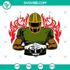 American Football Players Custom Name SVG Download PNG DXF EPS Cut File 7